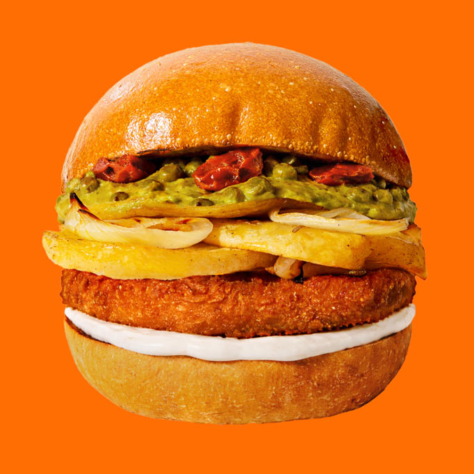 PUOK vegetarian burger