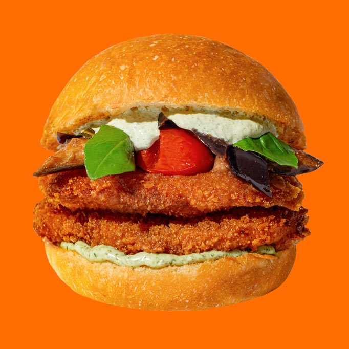 Panino vegetariano stagione estate